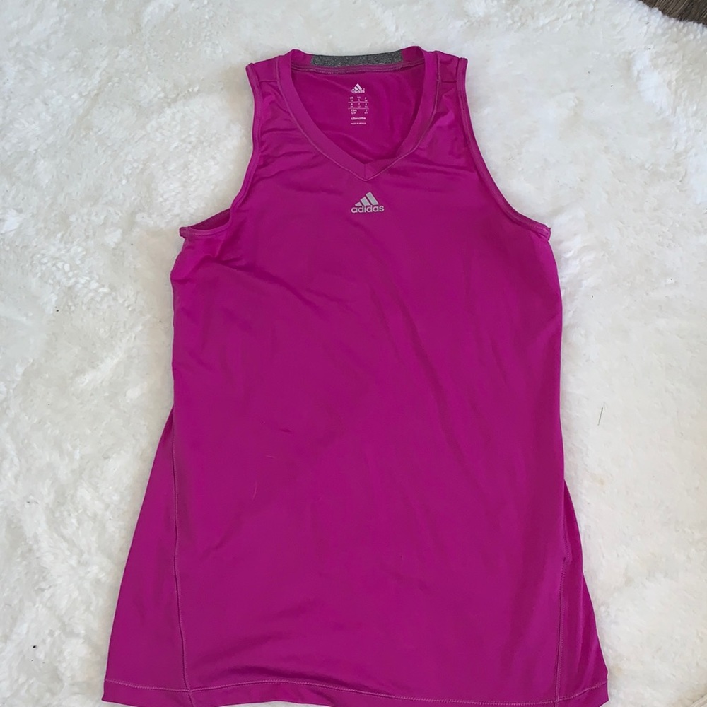 3/$25 Fuchsia Adidas tank